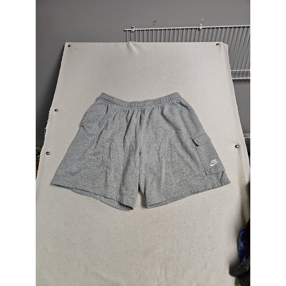Nike Sportswear Club Cargo Fleece Shorts Dark Heather Grey Size XXL - Picture 1 of 6